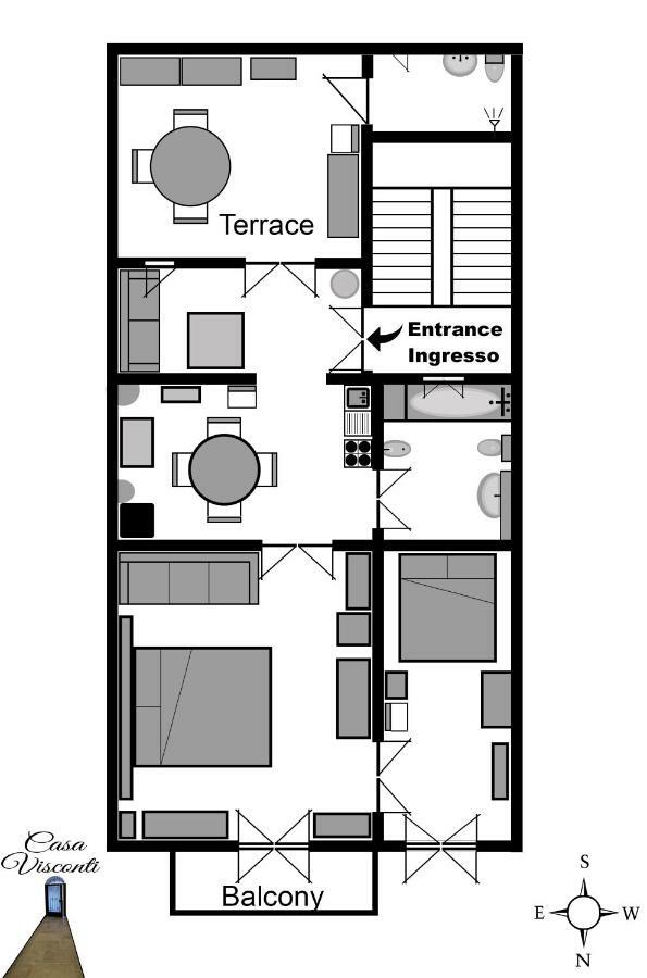 Appartement Casa Visconti à Bari Extérieur photo